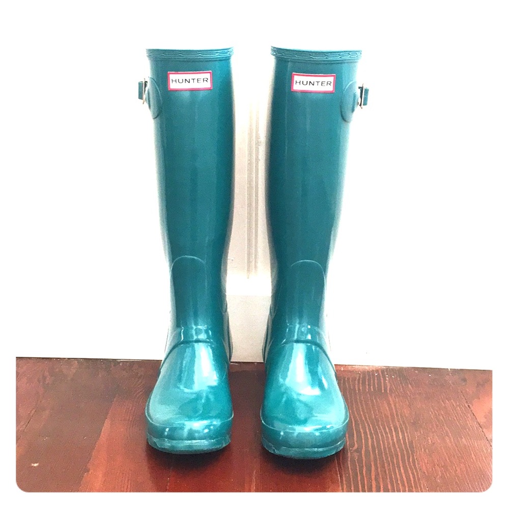 NWOT GREEN HUNTER BOOTS